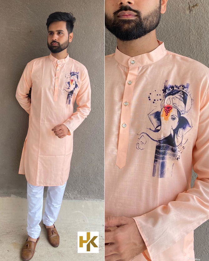 Ganpati Special 1 Festive Wear Kurta With Pajama Catalog
